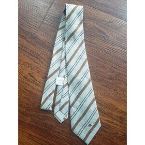 Lancel Paris Mens Tie silk linen